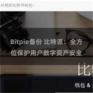 Bitpie备份 比特派：全方位保护用户数字资产安全