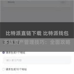 比特派直链下载 比特派钱包多链资产管理技巧：全面攻略