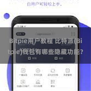 Bitpie用户教程 比特派(Bitpie)钱包有哪些隐藏功能？
