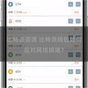 比特派资源 比特派钱包如何应对网络拥堵？