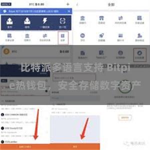比特派多语言支持 Bitpie热钱包，安全存储数字资产