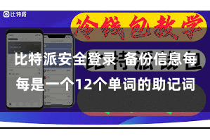 比特派安全登录  备份信息每每是一个12个单词的助记词