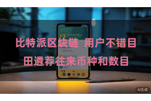 比特派区块链  用户不错目田遴荐往来币种和数目